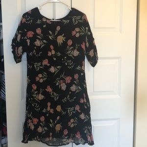 Two pieces silk dress